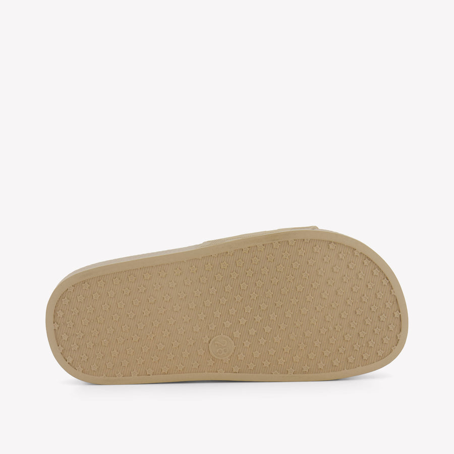 Boss Jongens Slippers In Beige