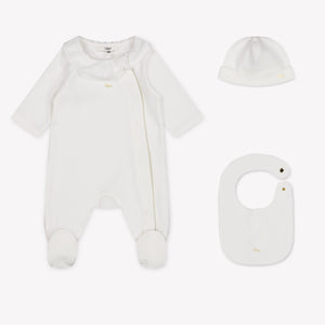 Chloe Baby Girls Playsuit In White