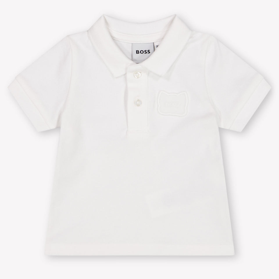 Boss Baby Jongens Polo In Wit