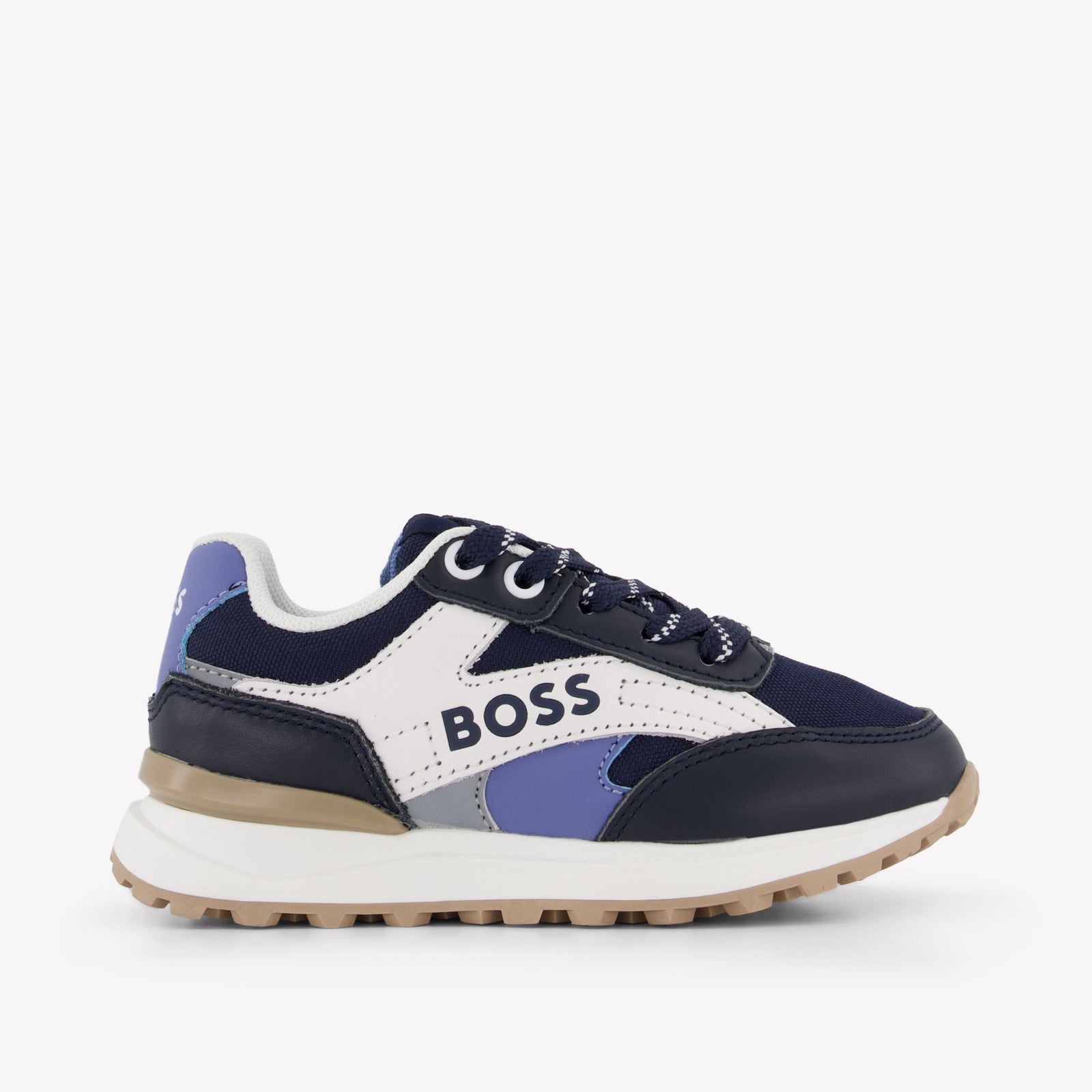 Boss Boys Sneakers In Navy