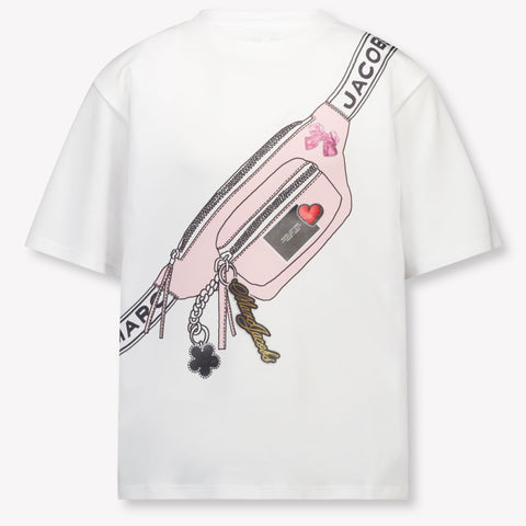 Marc Jacobs Kinder Meisjes T-Shirt In Wit