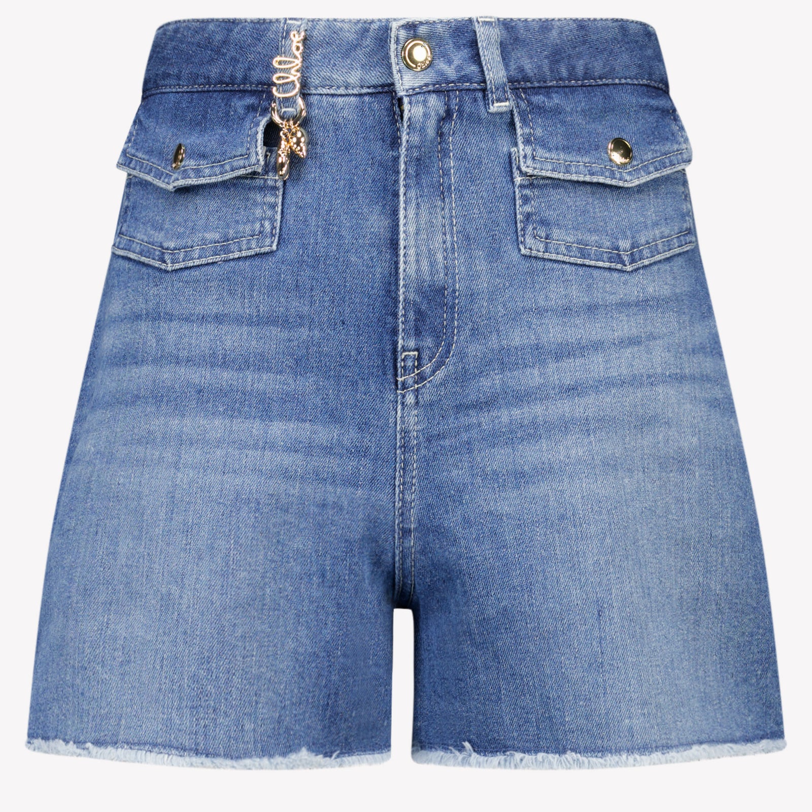 Chloe Kinder Meisjes Shorts In Jeans