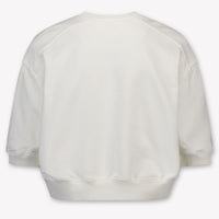 Chloe Kids Girls Sweater In White