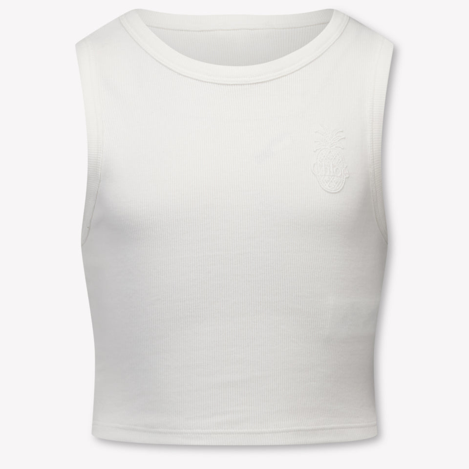 Chloe Kids Girls T-Shirt In White
