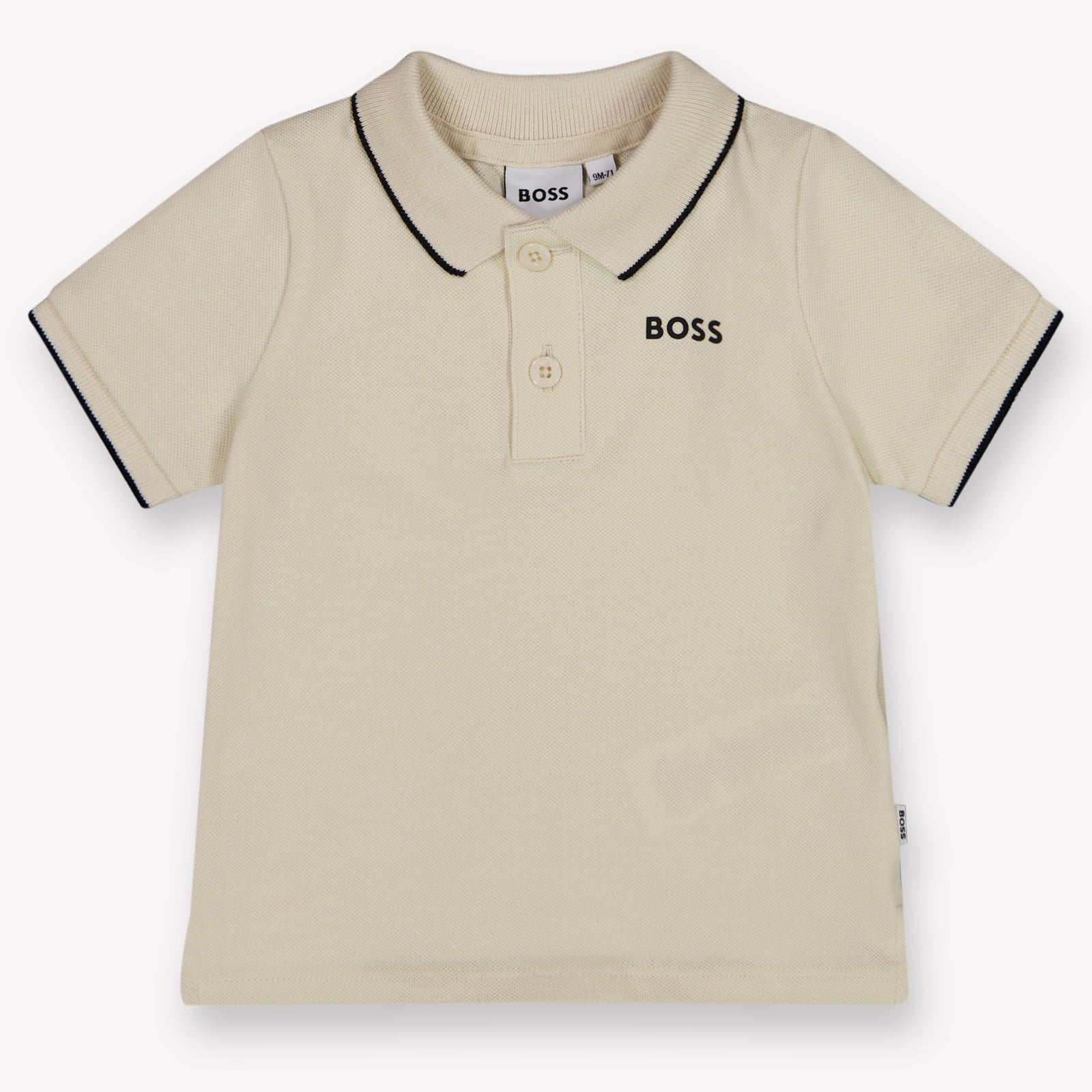Boss Baby Boys Polo In Light Beige