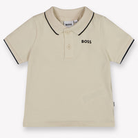 Boss Baby Boys Polo In Light Beige