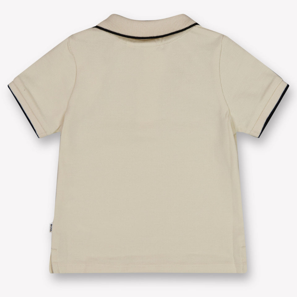 Boss Baby Jongens Polo In Licht Beige