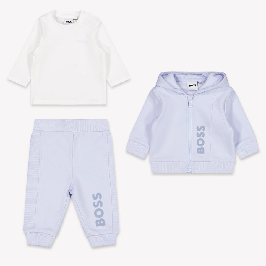 Boss Baby Jongens Polo In Licht Beige