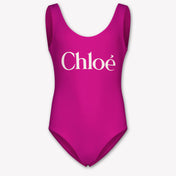 Chloe Kinder Meisjes Zwemkleding In Fuchsia