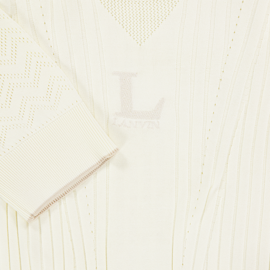 Lanvin Kids Girls T-Shirt in Ecru