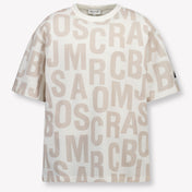 Marc Jacobs Kinder Jongens T-Shirt In Wit