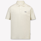 Boss Kinder Jongens Polo In Licht Beige