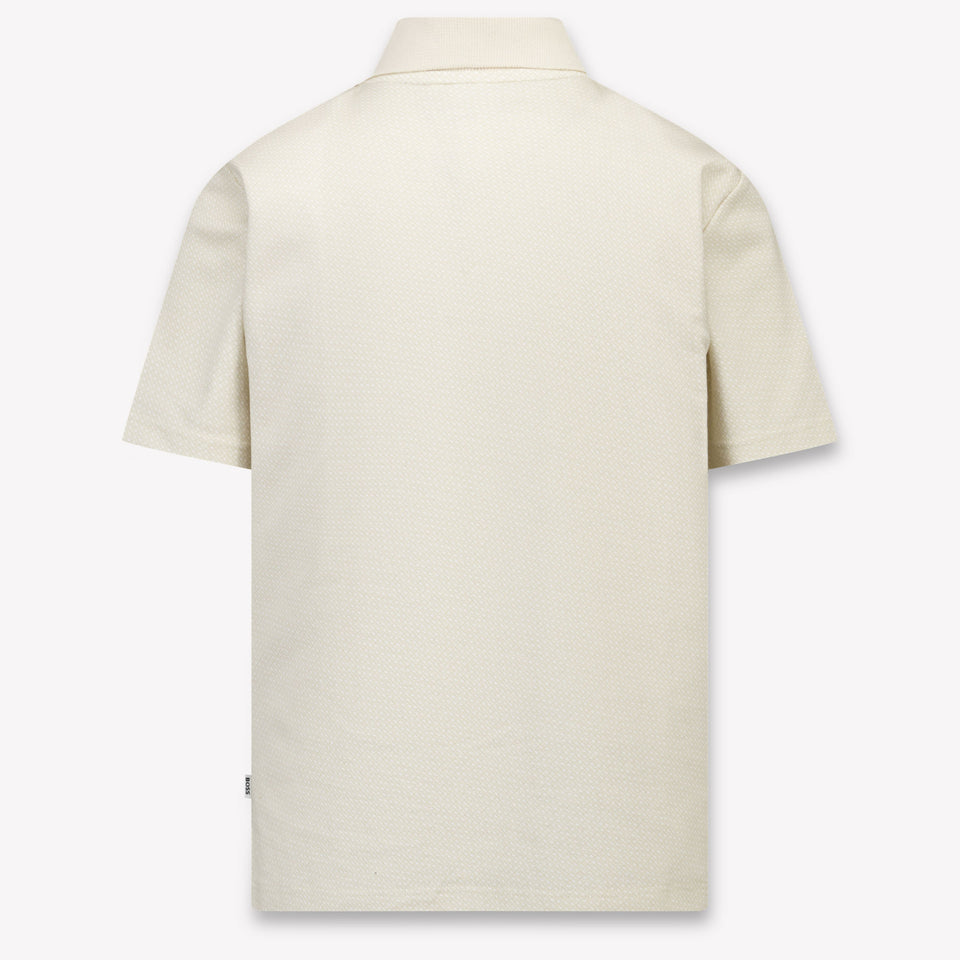 Boss Kinder Jongens Polo In Licht Beige
