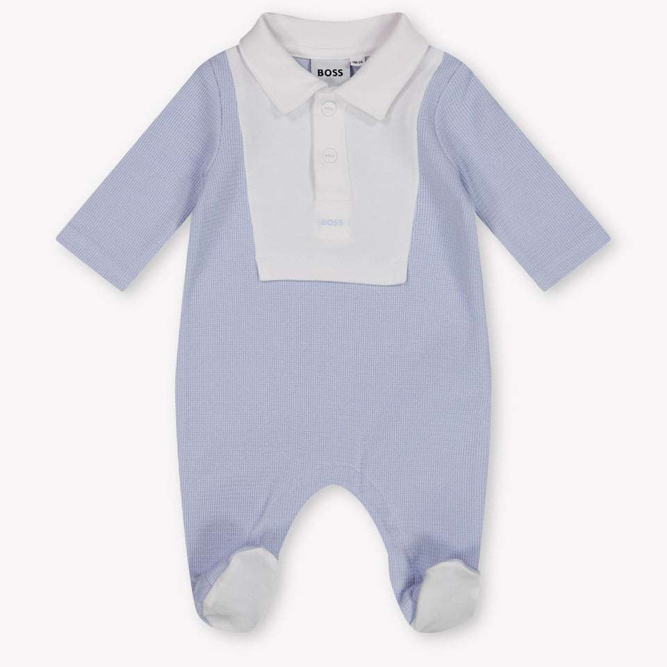 Boss Baby Boys Playsuit In Light Blue