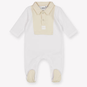 Boss Baby Boys Playsuit In White