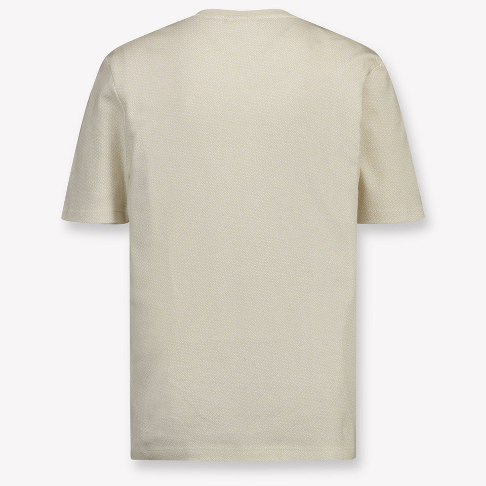 Boss Kinder Jongens T-Shirt In Licht Beige