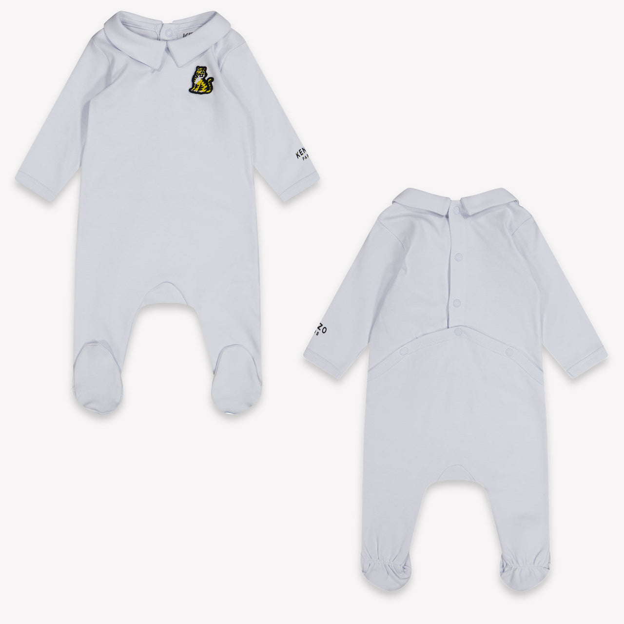 Kenzo Kids Baby Boys Playsuit In Light Blue