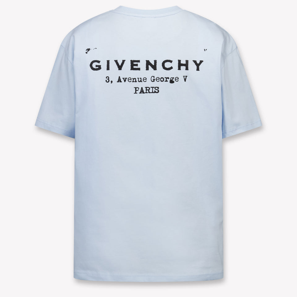 Givenchy Kids Boys T-Shirt In Light Blue