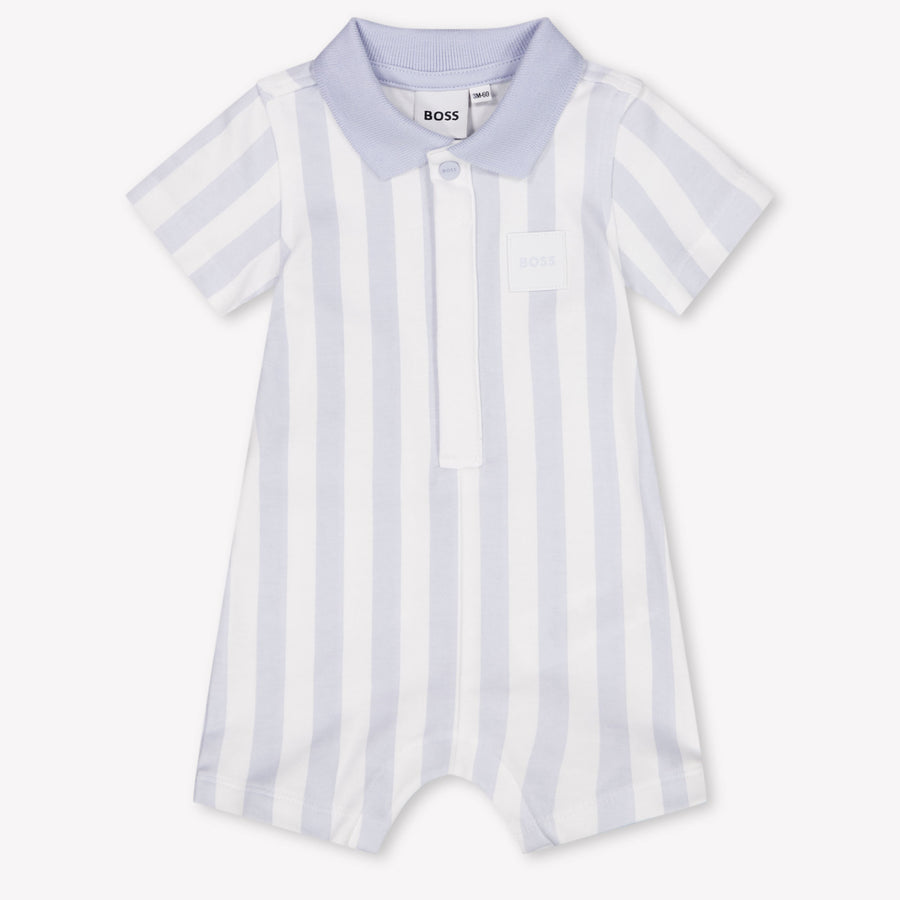 Boss Baby Boys Playsuit In Light Blue