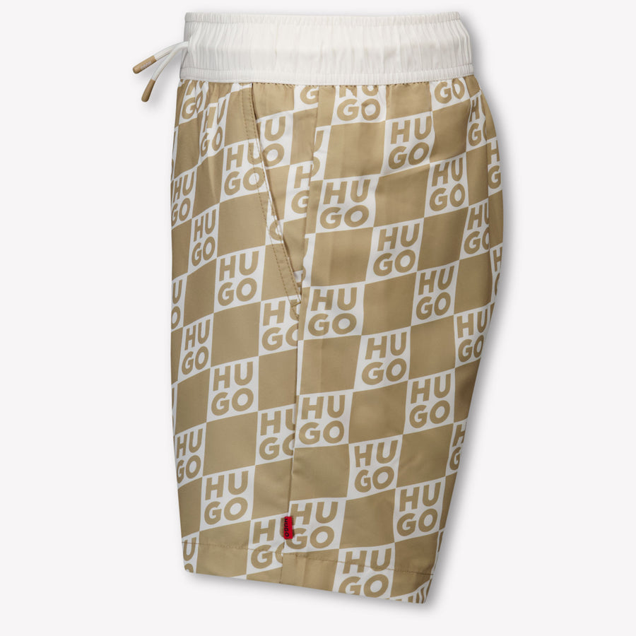 HUGO Kids Boys Swimwear In Beige