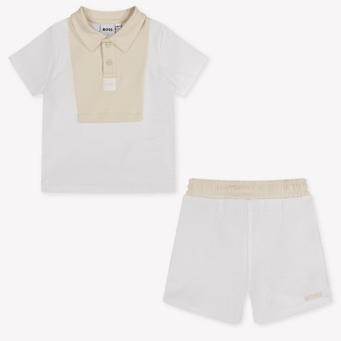 Boss Baby Boys Set In White