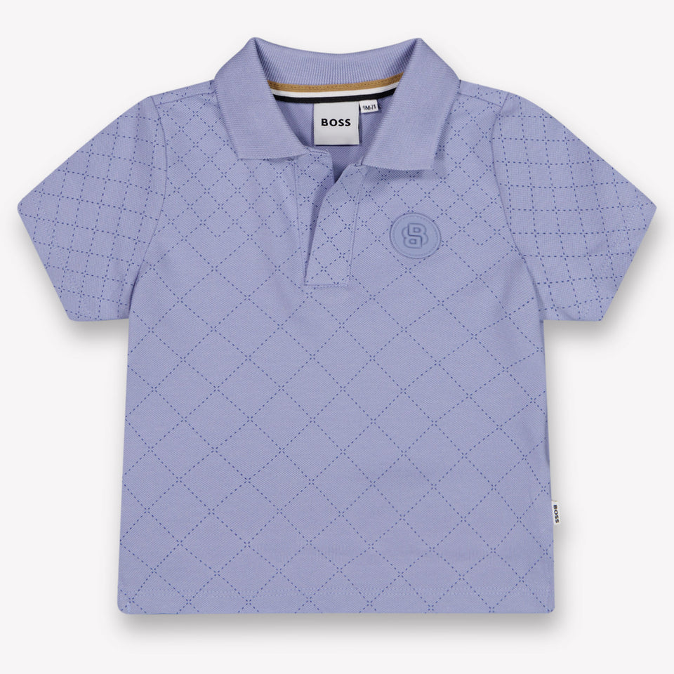 Boss Baby Jongens Polo In Licht Blauw