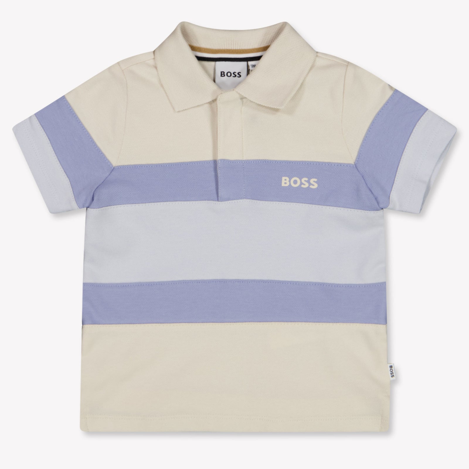 Boss Baby Boys Polo In Light Beige