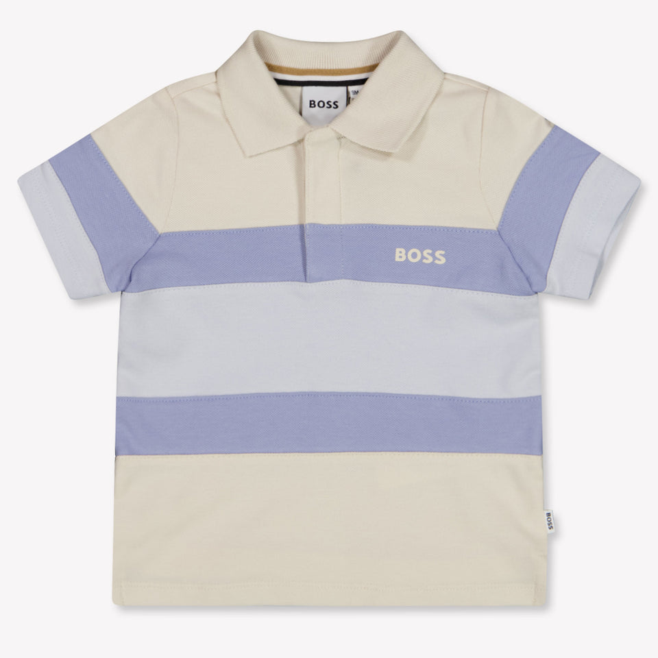 Boss Baby Boys Polo In Light Beige
