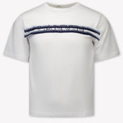 Lanvin Kinder Jongens T-Shirt In Wit