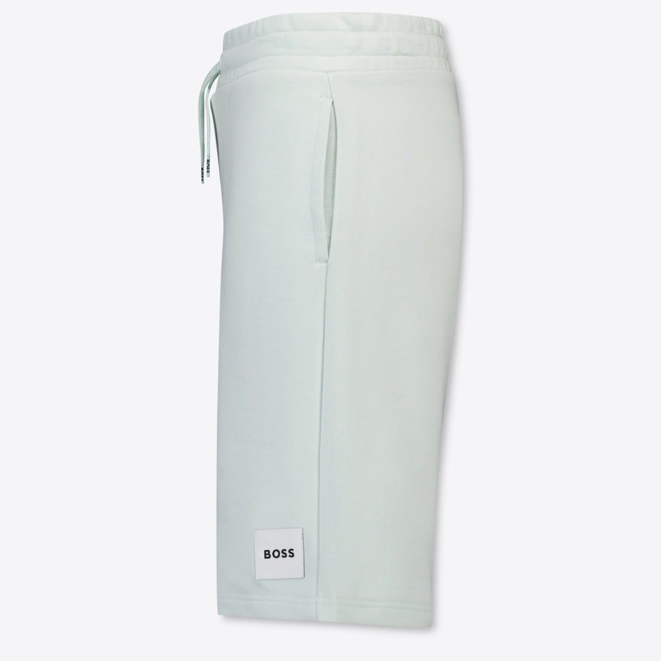 Boss Kids Boys Shorts In Mint