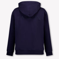 Lanvin Kids Boys Cardigan In Navy