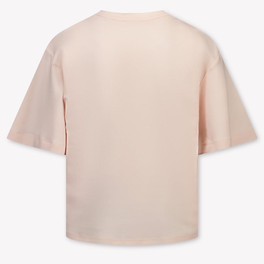 Chloe Kids Girls T-Shirt In Light Pink