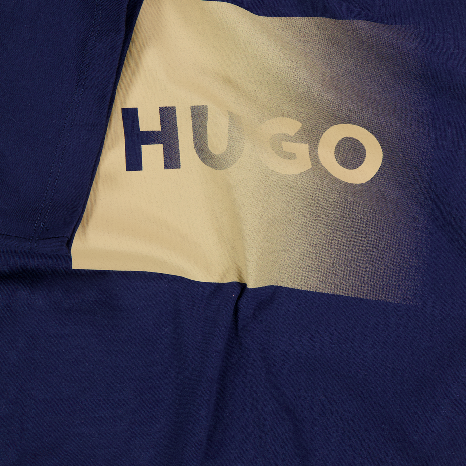 HUGO Kids Boys T-Shirt In Navy