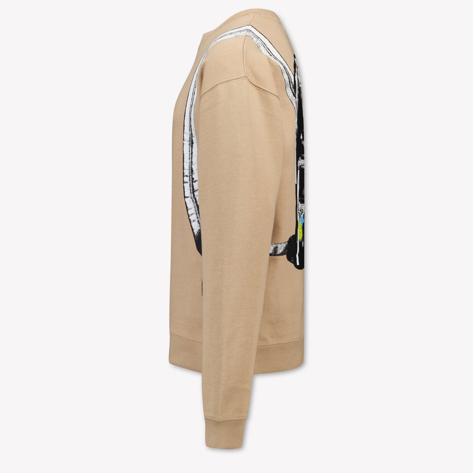 Marc Jacobs Kids Boys Sweater In Beige