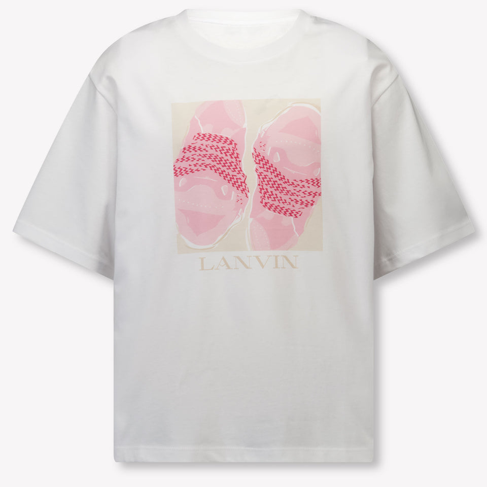 Lanvin Kids Girls T-Shirt In White