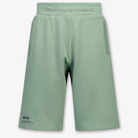 Boss Kids Boys Shorts In Green