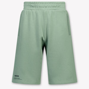 Boss Kids Boys Shorts In Green