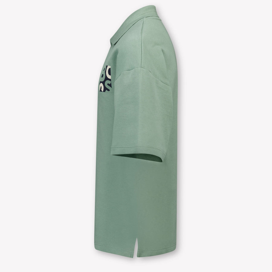 Boss Kids Boys Polo In Green
