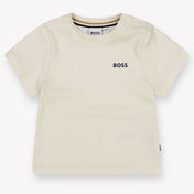 Boss Baby Boys T-Shirt In Light Beige