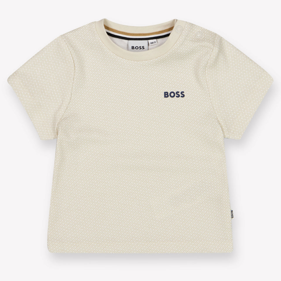 Boss Baby Boys T-Shirt In Light Beige