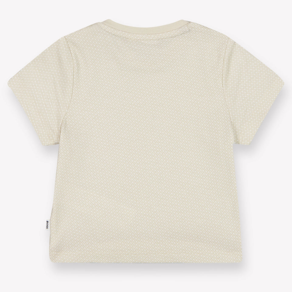 Boss Baby Boys T-Shirt In Light Beige
