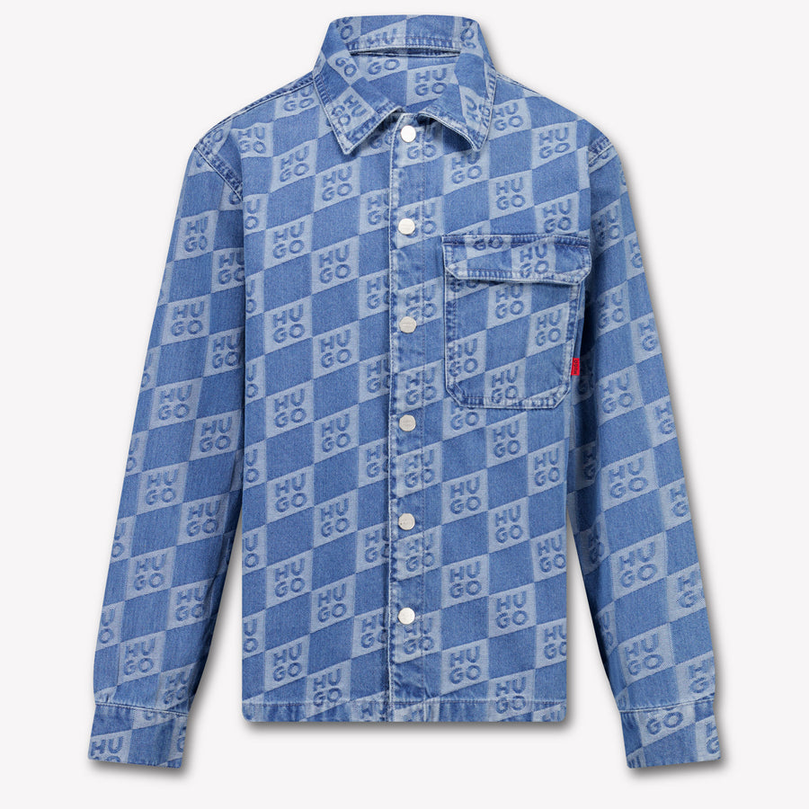 HUGO Kids Boys Blouse In Jeans