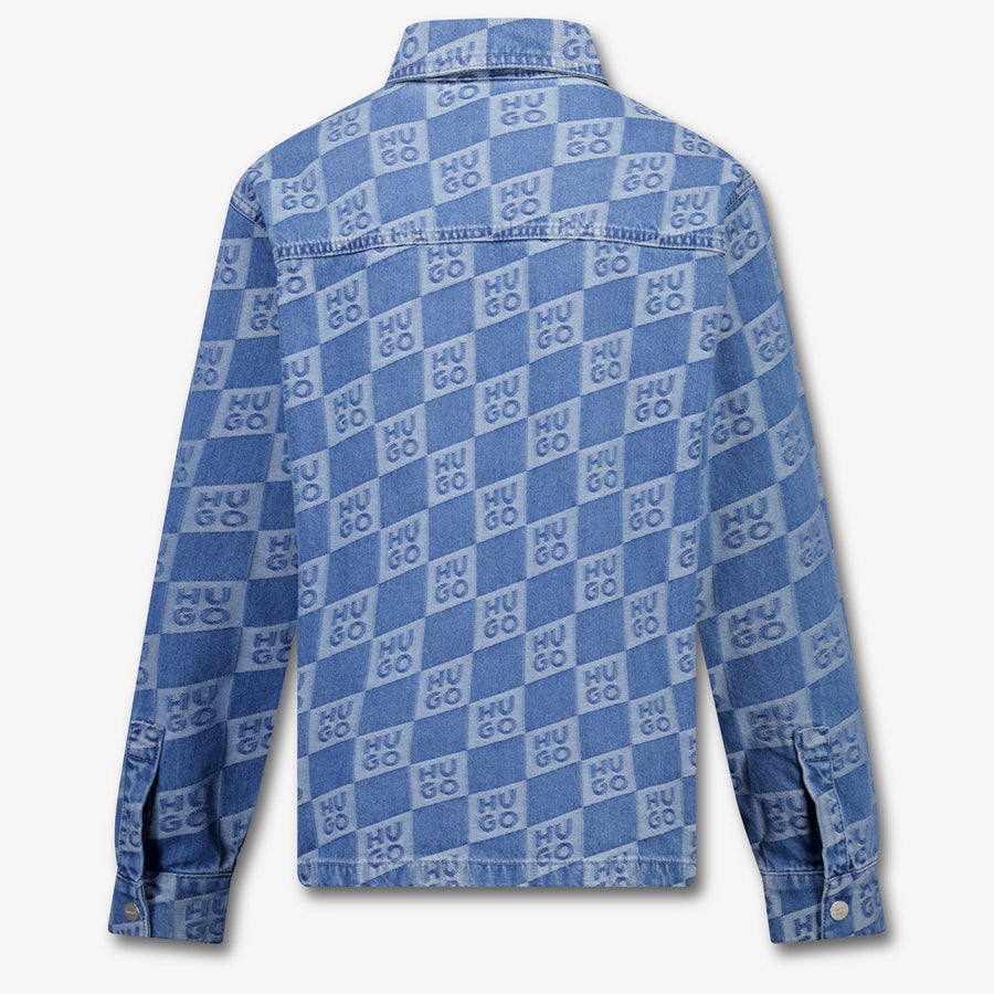 HUGO Kids Boys Blouse In Jeans