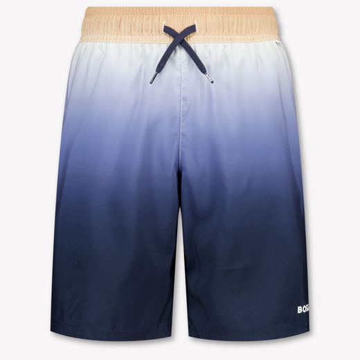 Boss Kids Boys Swimwear In Blue