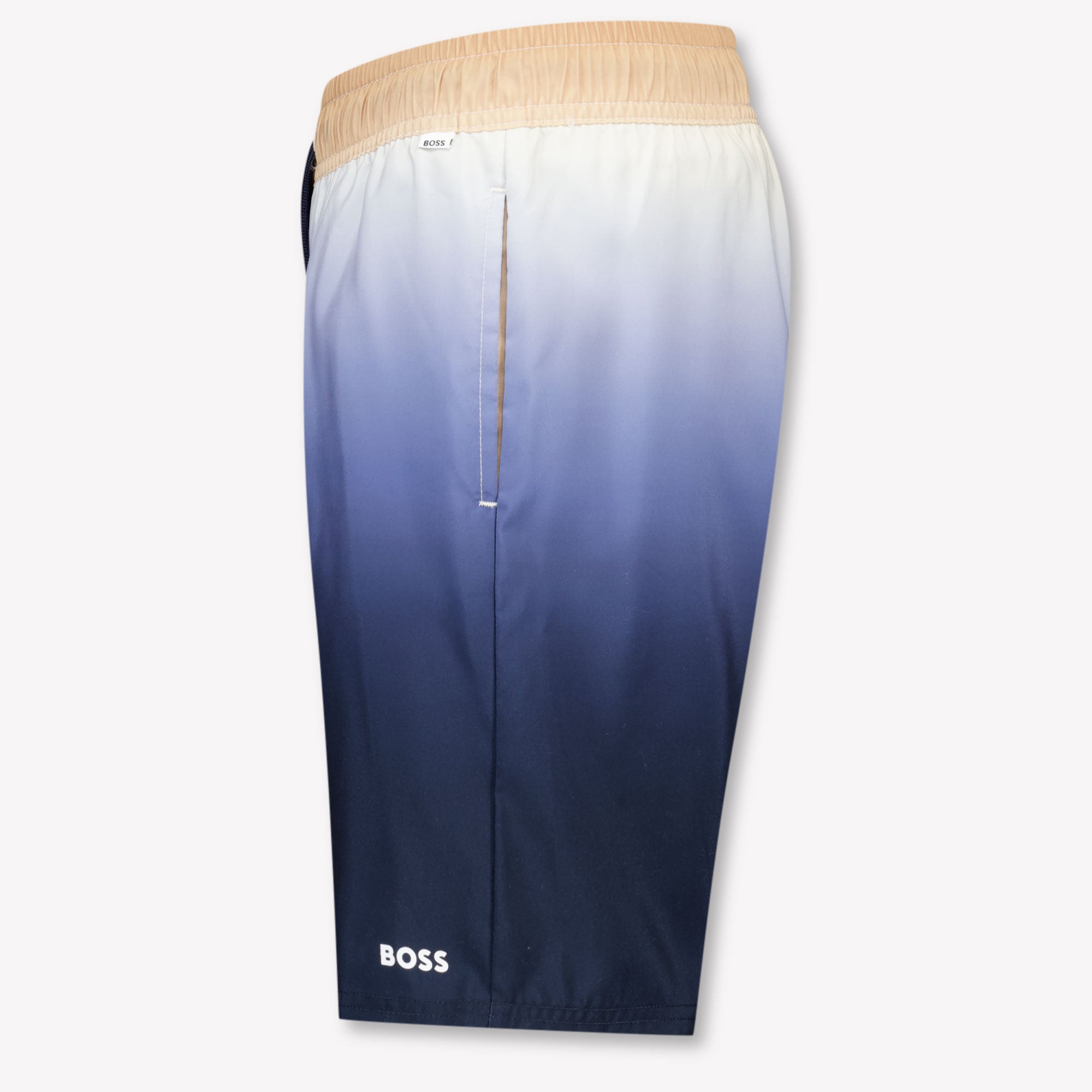 Boss Kids Boys Swimwear In Blue