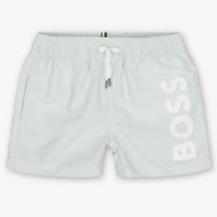 Boss Baby Boys Swimwear In Mint