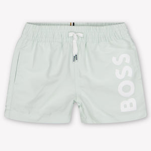 Boss Baby Boys Swimwear In Mint
