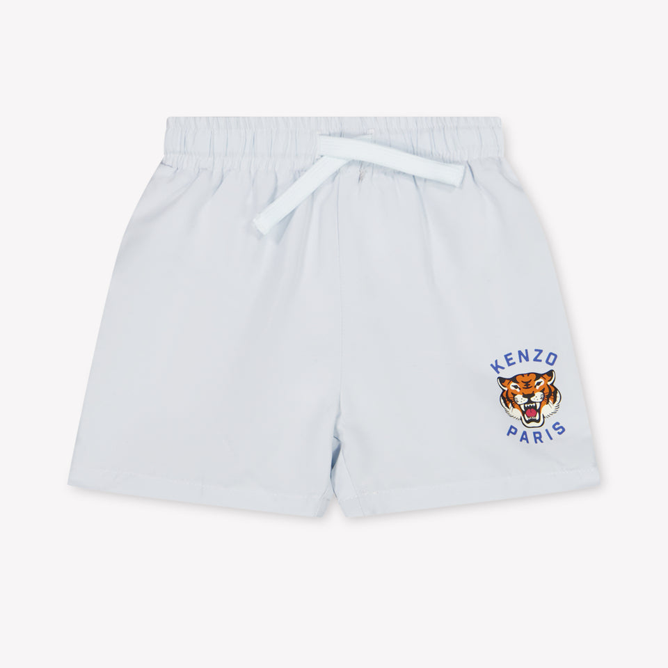 Kenzo Kids Baby Boys Swimwear In Light Blue