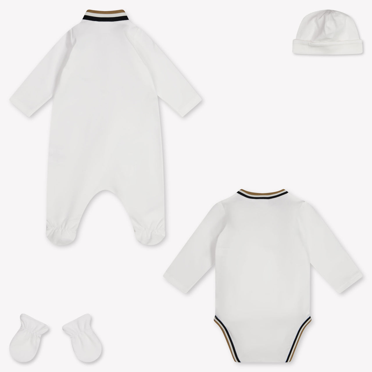 Boss Baby Boys Playsuit In White