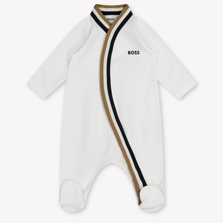 Boss Baby Boys Playsuit In White